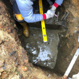 Construction d'un Mur de Soutènement en Blocs de Béton pour un Terrain en Pente Hem